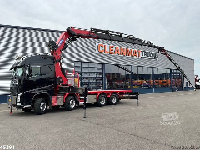 Autogru Volvo FH 540 8x4 HMF 85 Tonmeter laadkraan + Fly-Jib ...