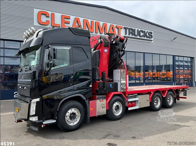 Autogru Volvo FH 540 8x4 HMF 85 Tonmeter laadkraan + Fly-Jib ...