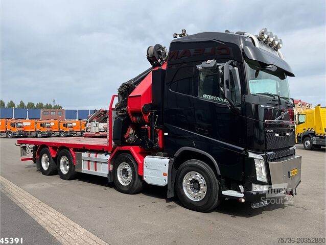 Autogru Volvo FH 540 8x4 HMF 85 Tonmeter laadkraan + Fly-Jib ...