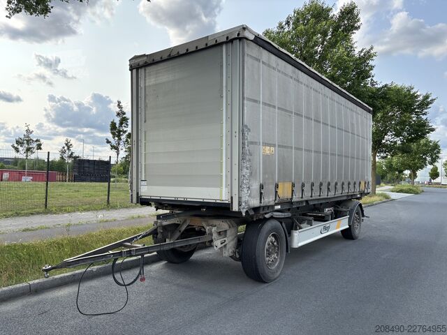 Wissellaadbak met laadvloer en schuifzeil FLIEGL BDF Schiebplane ,Drehschemel