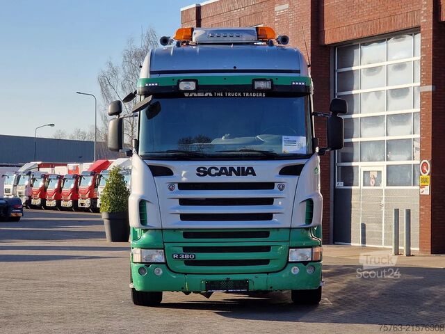 Fourgon porte-voitures Scania R380 4x2 - Car transport / Flatbed - Ramp - Ful...