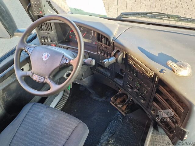 Fourgon porte-voitures Scania R380 4x2 - Car transport / Flatbed - Ramp - Ful...