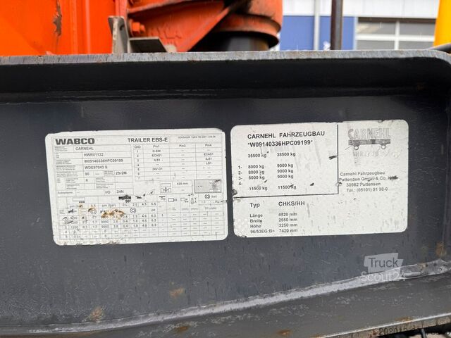 Полуприцеп-самосвал CARNEHL CHKS/HH Kippauflieger 3 Achse Hydr. Hinterklappe