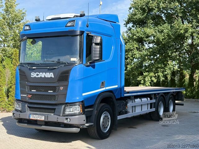 Вантажівка з відкритою платформою SCANIA R500 6x4 Pritsche Retarder TOP!