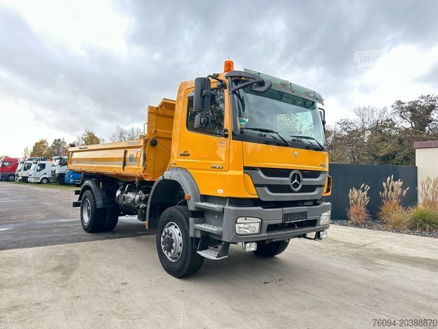 Driezijdige kipper MERCEDES-BENZ Axor 1833 4x4 Kipper MEILLER AHK