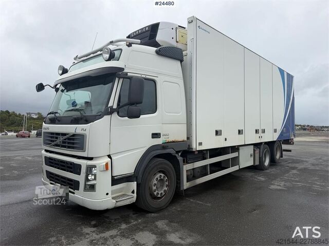 куфар Volvo FM 380 box truck with full side opening, tail lift