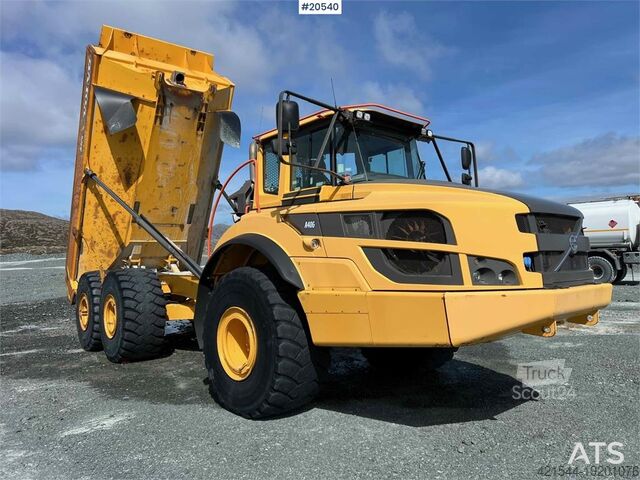 Dumpbil Volvo A40G dump truck 6x6. WATCH VIDEO