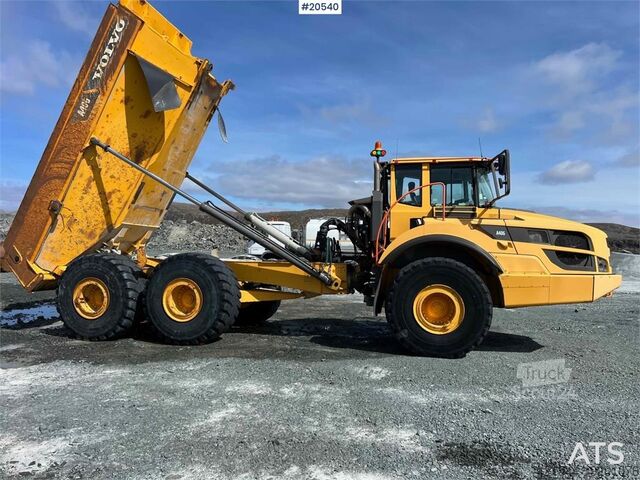 Dumpbil Volvo A40G dump truck 6x6. WATCH VIDEO