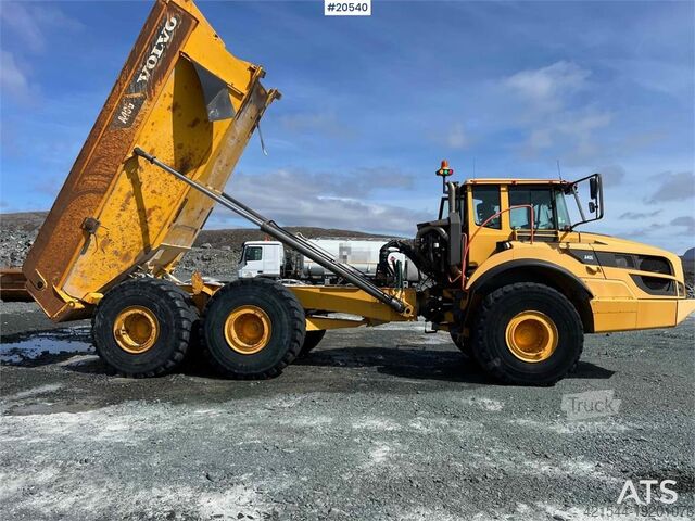 Dumpbil Volvo A40G dump truck 6x6. WATCH VIDEO