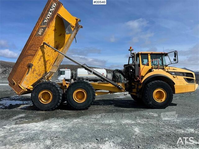 Dumpbil Volvo A40G dump truck 6x6. WATCH VIDEO