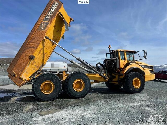 Dumpbil Volvo A40G dump truck 6x6. WATCH VIDEO