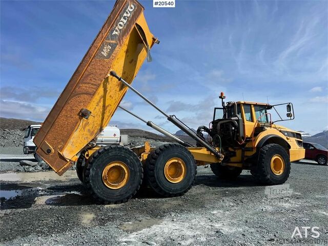 Dumpbil Volvo A40G dump truck 6x6. WATCH VIDEO