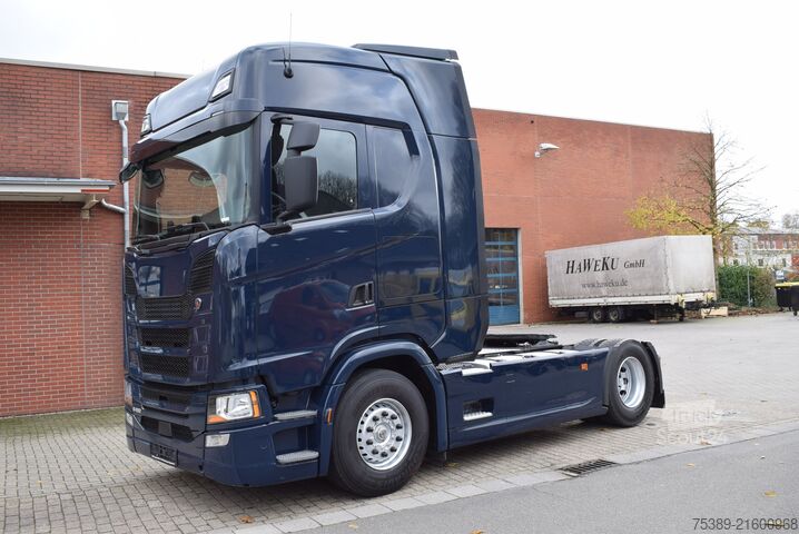 Standard tractor unit Scania S 450 Highline 2xTank LED Vollluft Retarder