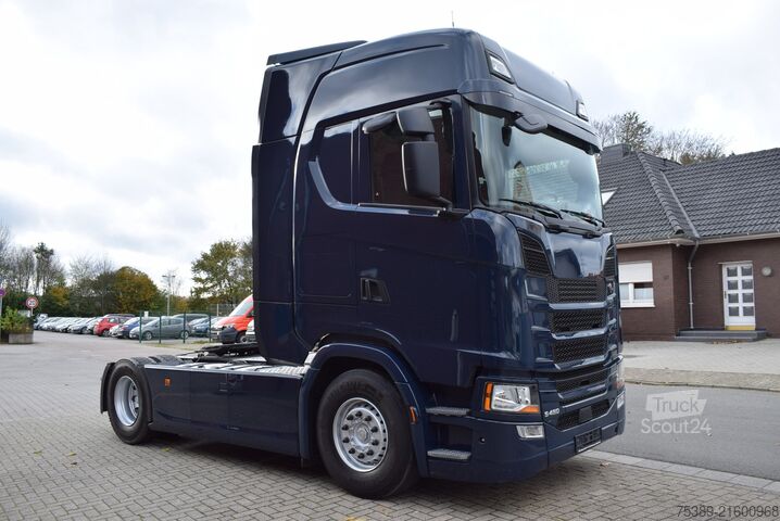 Standard tractor unit Scania S 450 Highline 2xTank LED Vollluft Retarder