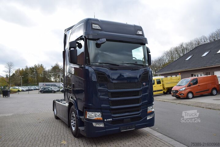 Standard tractor unit Scania S 450 Highline 2xTank LED Vollluft Retarder