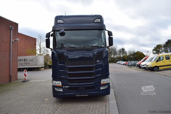 Standard tractor unit Scania S 450 Highline 2xTank LED Vollluft Retarder