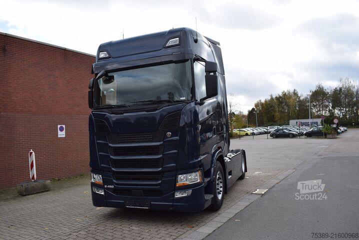 Standard tractor unit Scania S 450 Highline 2xTank LED Vollluft Retarder