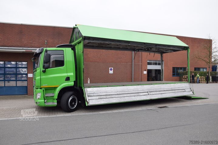Camion de boissons Daf CF 410 Böse Schwenkwandkoffer 7,10mLBW 2Ton