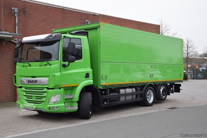 Camion de boissons Daf CF 410 Böse Schwenkwandkoffer 7,10mLBW 2Ton