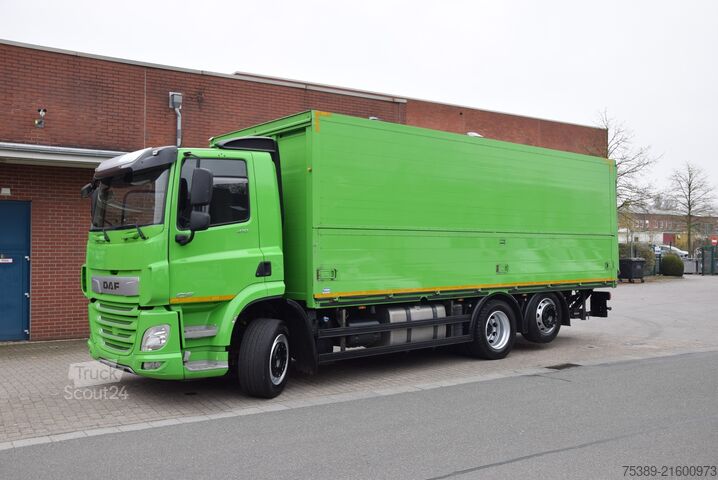 Camion de boissons Daf CF 410 Böse Schwenkwandkoffer 7,10mLBW 2Ton