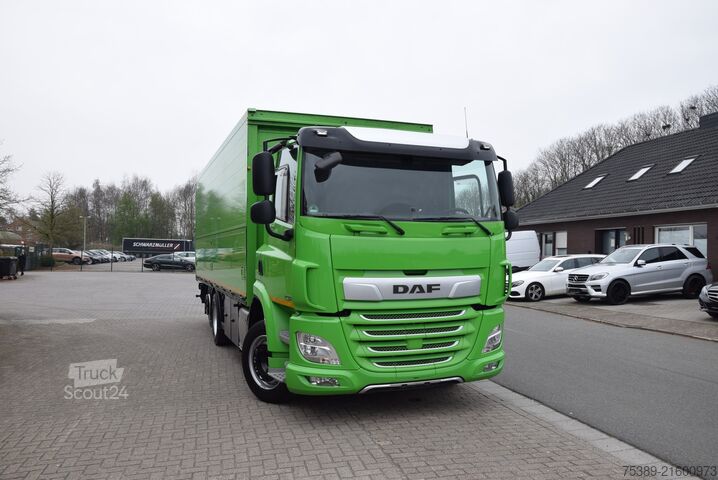 Camion de boissons Daf CF 410 Böse Schwenkwandkoffer 7,10mLBW 2Ton