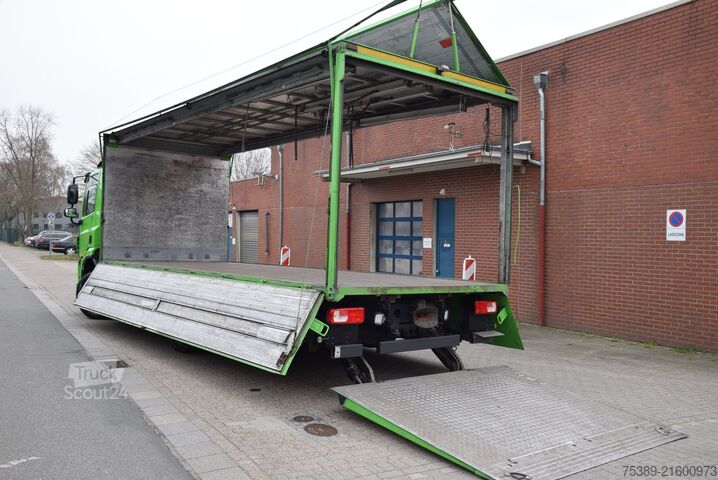 Dzērienu kravas automašīna Daf CF 410 Böse Schwenkwandkoffer 7,10mLBW 2Ton