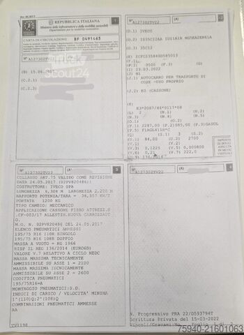 Pick-up van IVECO DAILY  35C12 BTor 2.3 HPT PM-RG Cabinato