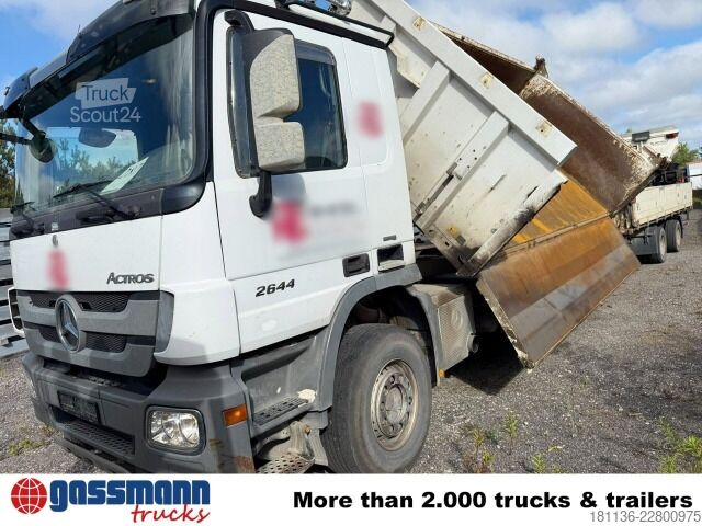 Camión volquete Mercedes-Benz Actros 2644 K 6x4, Bordmatik