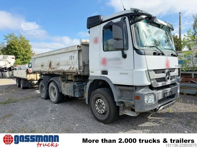 Camión volquete Mercedes-Benz Actros 2644 K 6x4, Bordmatik
