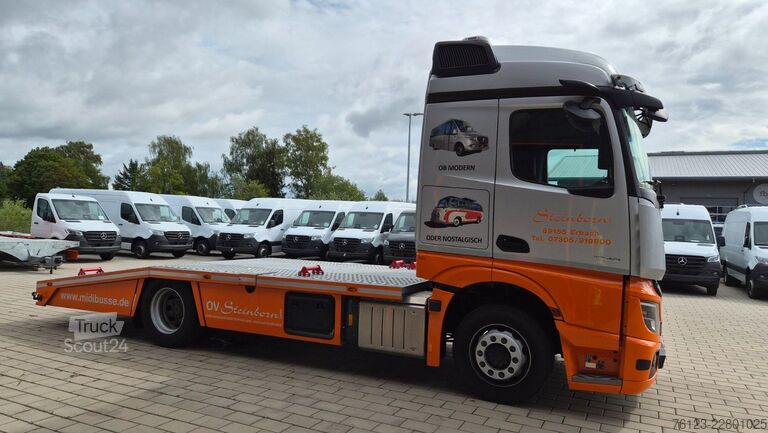 Car carrier truck MERCEDES-BENZ Actros 18.400 Flachzug Fahraufträge auf Wunsch