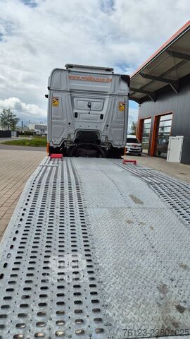 Car carrier truck MERCEDES-BENZ Actros 18.400 Flachzug Fahraufträge auf Wunsch