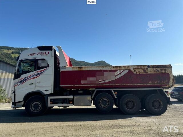Teherautó Volvo Fh16 750 Tridem Tipper