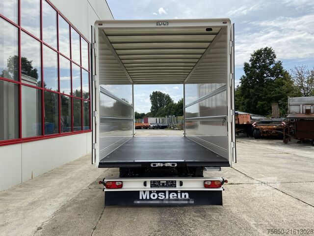 Prikolica sa sandukom Möslein TKO 105 D 7m weiß  Tandem- Koffer, Durchladbar, -- Neufahrzeug --