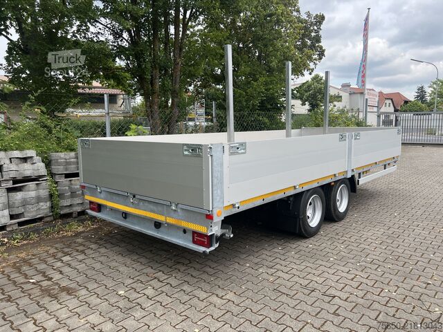 Open trailer Möslein THT 14,4 G 6,2  14,4 t GG Tandem- Pritschenanhänger- Tieflader