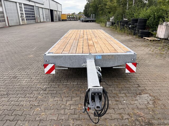 Open trailer Möslein THT 14-G 7,20 ausziehbar  13,9 t Tandemanhänger- Tieflader, ausziehbar