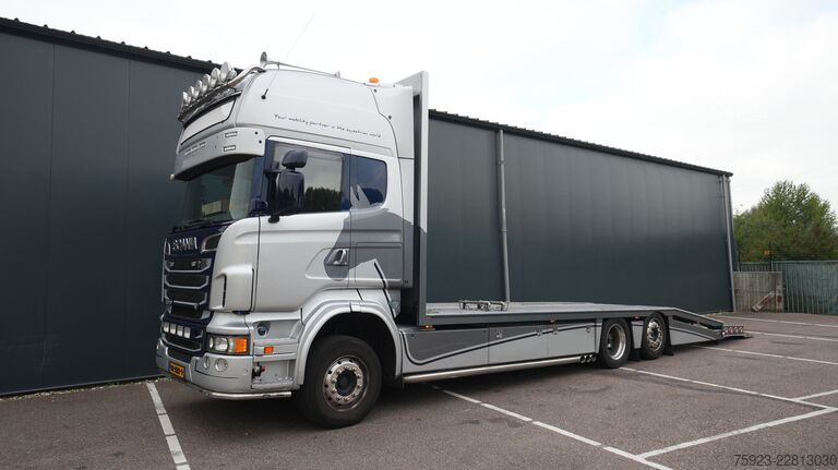 Araba taşıyıcı panelvan Scania R 620 V8 6x2 Car/Machine transport