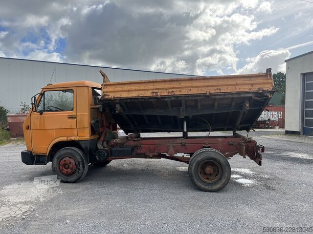 Tresidig tippbil MAN 0.150, Blatt/Blatt, Meiller, 6 Zylinder