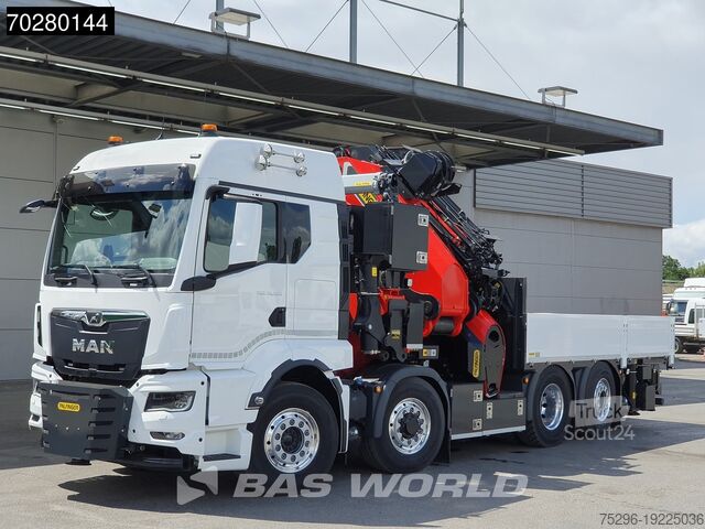 Piattaforma di carico MAN TGS 35.520 8X4 Palfinger PK135.002 TEC 7 Kran C...