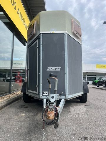 Rimorchio per trasporto cavalli BÖCKMANN DUETT 2 Pferdeanhänger 2t. Holz/Poly