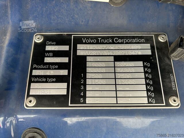 Standard tractor Volvo FH 460 Globetrotter / Dynamic Steering / 2 Tank...