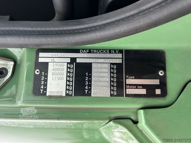 Standard tractor DAF CF 340 FT Sleeper Cab / Euro 6 D / 652 dkm / Ta...