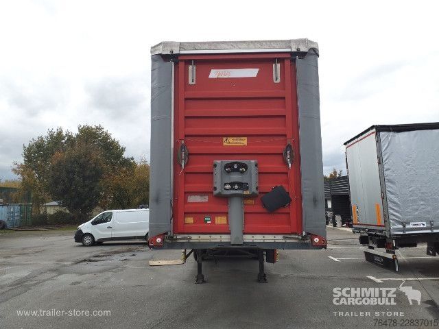 Atvira puspriekabė su tentu Fruehauf Curtainsider Standard