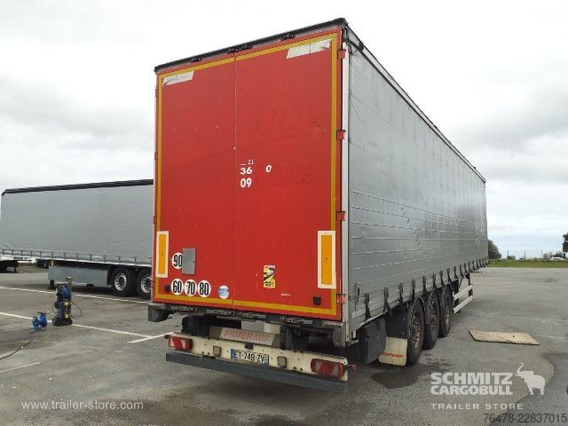 Atvira puspriekabė su tentu Fruehauf Curtainsider Standard