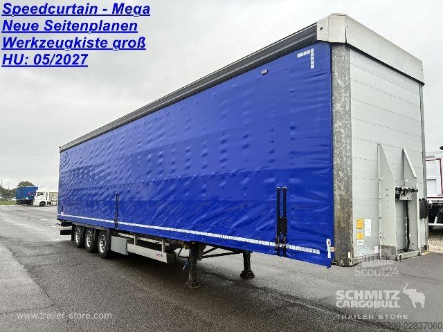 Naczepa otwarta z plandeką Schmitz Cargobull Curtainsider Mega Getränke