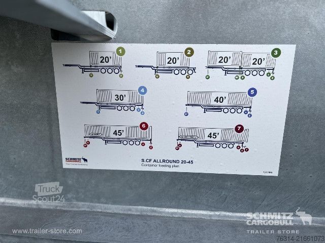 Semitrailer Schmitz Cargobull Containerfahrgestell Standard