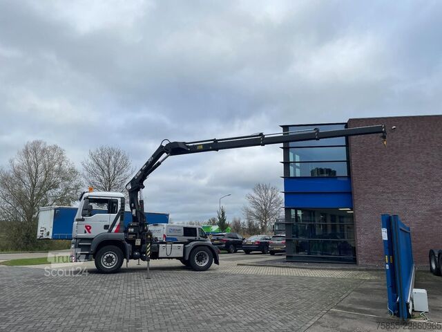 Standard-SZM MAN TGA 18.310 Hiab 166 E-3 HIDUO Crane-Kran + Remo...