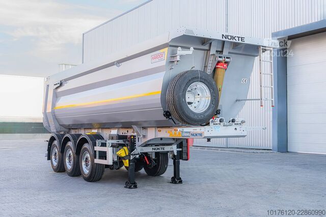 Semi-reboque basculante Nükte Trailer 30 m³ Half-Pipe Type Tipper