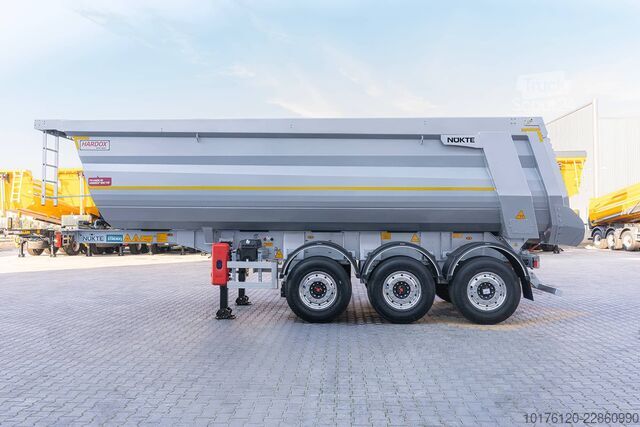 Semi-reboque basculante Nükte Trailer 30 m³ Half-Pipe Type Tipper