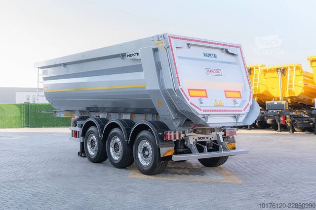 Semi-reboque basculante Nükte Trailer 30 m³ Half-Pipe Type Tipper
