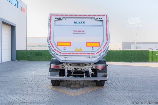 Semi-reboque basculante Nükte Trailer 30 m³ Half-Pipe Type Tipper
